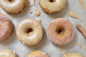 Baked Pumpkin Spice Latte Donuts