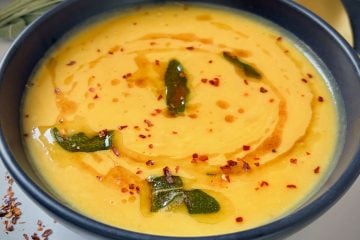 Sheet Pan Butternut Squash Soup with Brown Butter and Crispy Sage