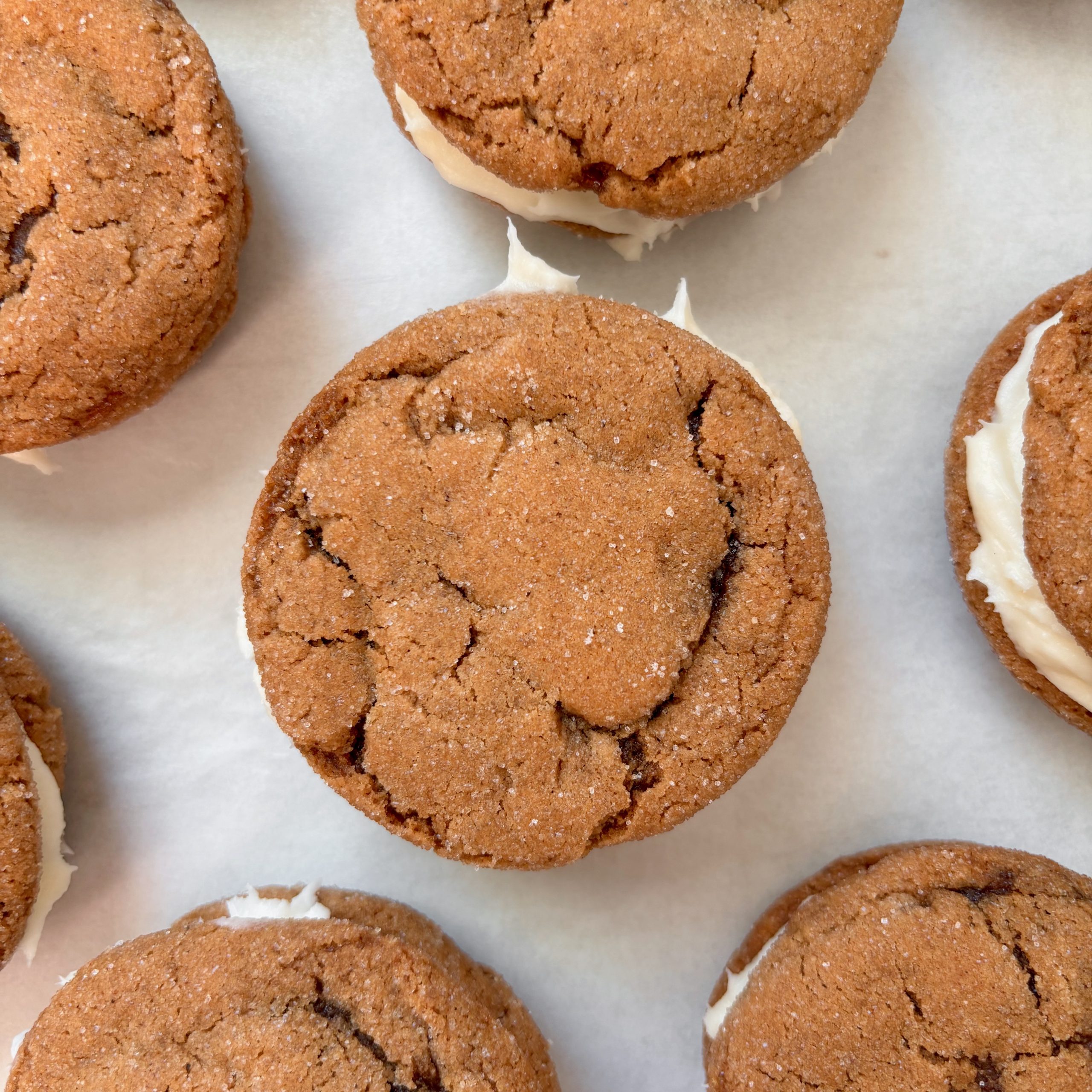 Easy Ginger Cream Cookies