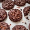 Chewy Fudgy almond flour cocoa cookies