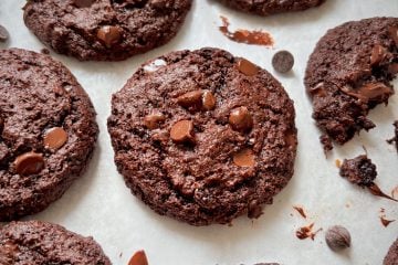 Chewy Fudgy almond flour cocoa cookies