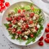Marinated White Bean Tomato Basil & Bocconcini Jar Salad