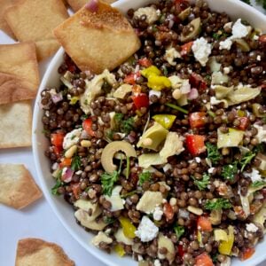 Mediterranean Marinated Lentil Jars