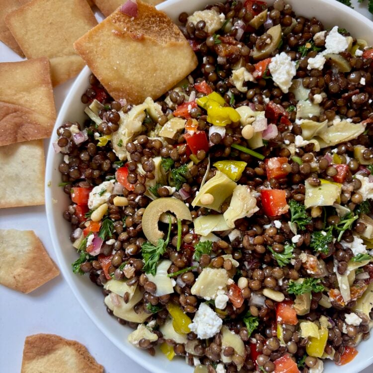 Mediterranean Marinated Lentil Jars
