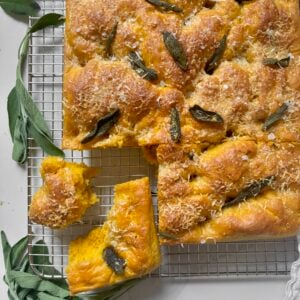 Pumpkin Focaccia Bread