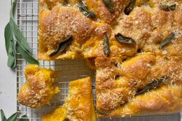 Pumpkin Focaccia Bread