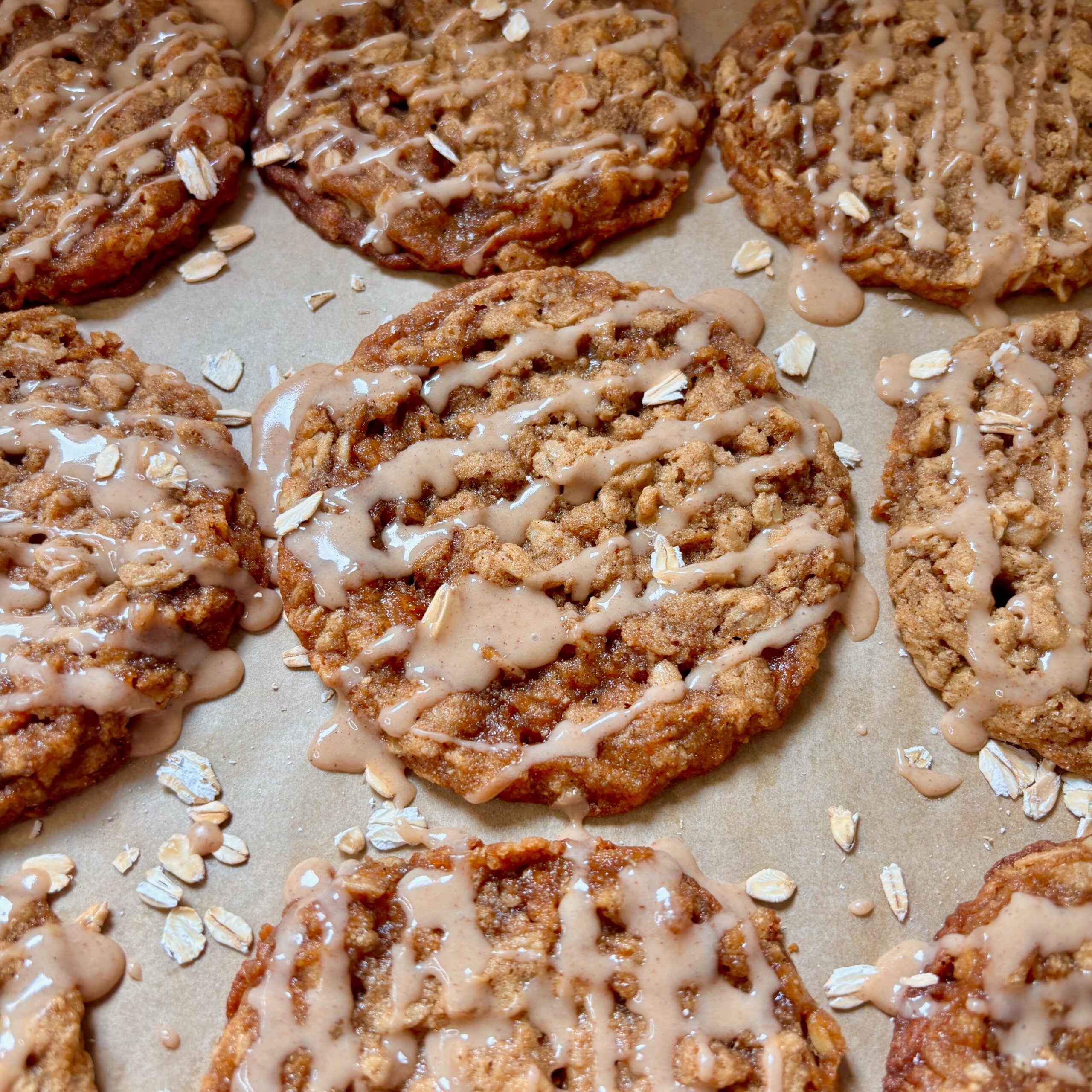 Homemade Maple Spice Brown Butter Oatmeal Cookies