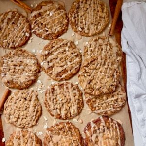 Maple Spice Brown Butter Oatmeal Cookies