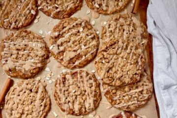 Maple Spice Brown Butter Oatmeal Cookies